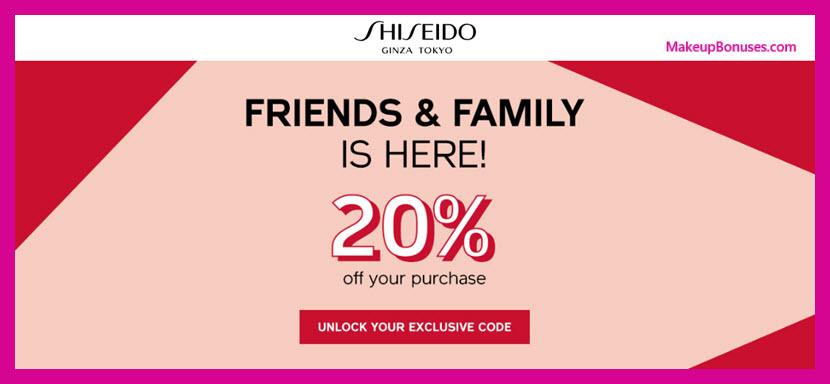 Shiseido Sale - MakeupBonuses.com
