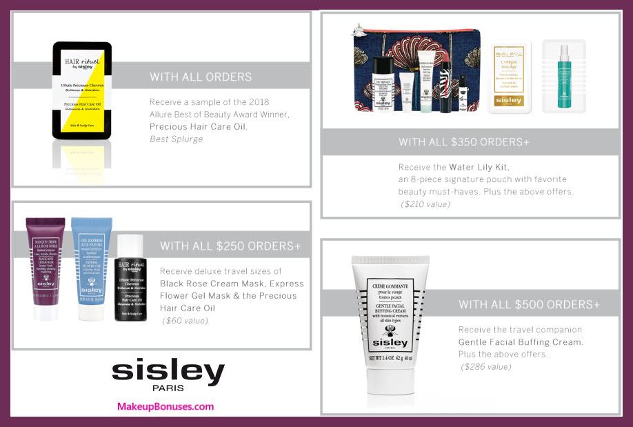Receive a free 12-pc gift with $500 Sisley Paris purchase #SisleyParisUSA