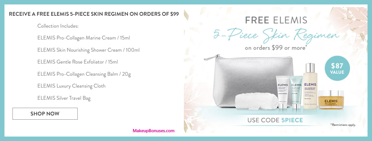 Receive a free 6-pc gift with $99 Multi-Brand purchase #TimeToSpa