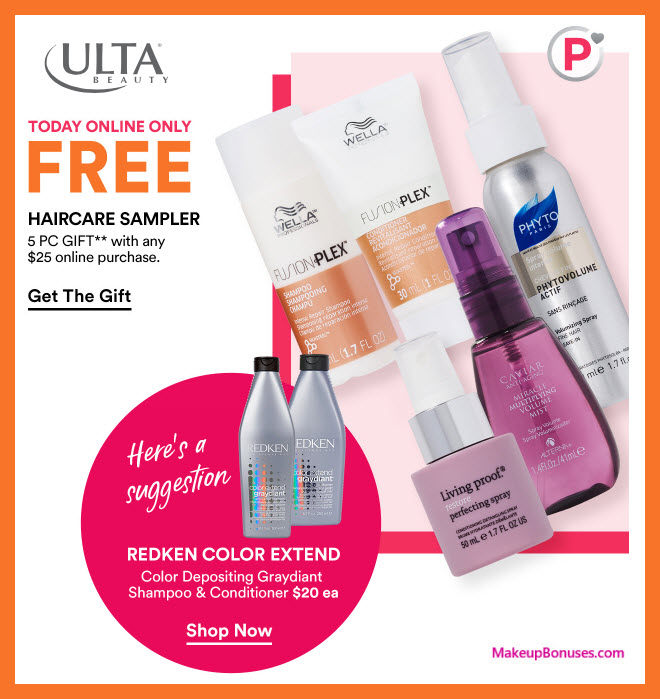 Receive a free 5-pc gift with $25 (Platinum Perk for Platinum & Diamond Members) purchase #ultabeauty