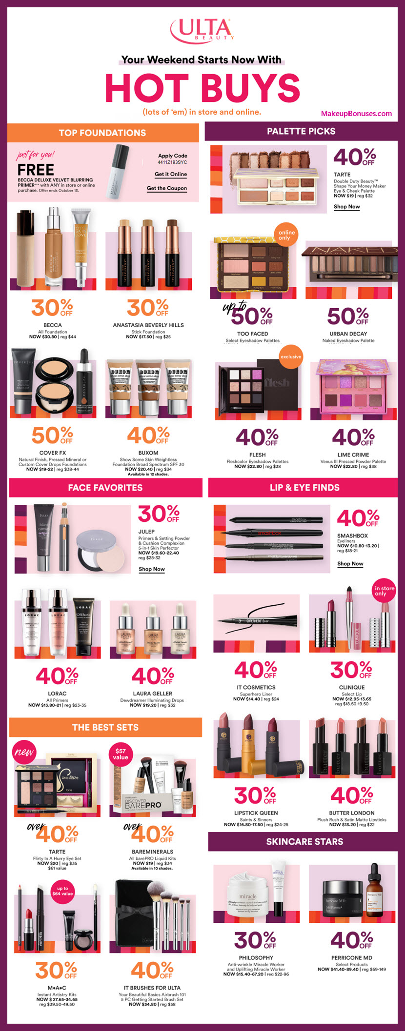 Ulta Sale - MakeupBonuses.com