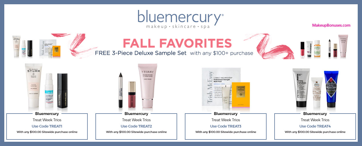 Receive your choice of 3-pc gift with purchase #bluemercury