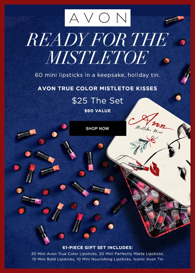 Avon True Color Mistletoe Kisses - MakeupBonuses.com #Avon #AvonInsider