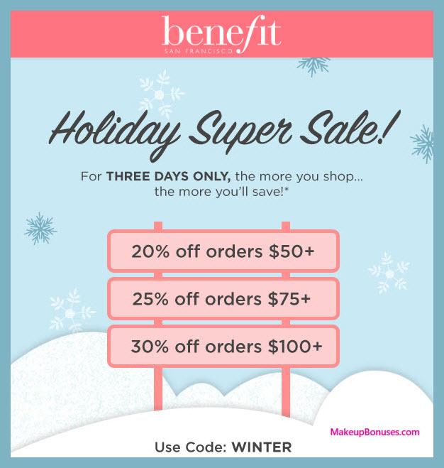 Benefit Cosmetics Sale - MakeupBonuses.com