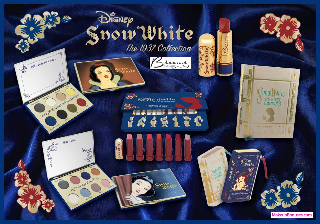 Besame Cosmetics Snow White Collection - MakeupBonuses.com #BesameCosmetics