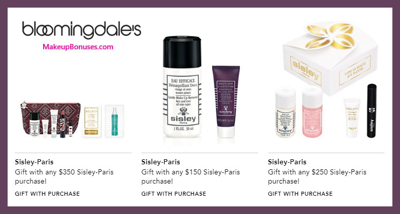 Receive a free 6-pc gift with $250 Sisley Paris purchase #bloomingdales