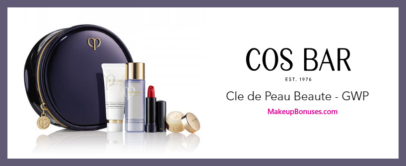 Receive a free 5-pc gift with $350 Clé de Peau Beauté purchase #CosBar