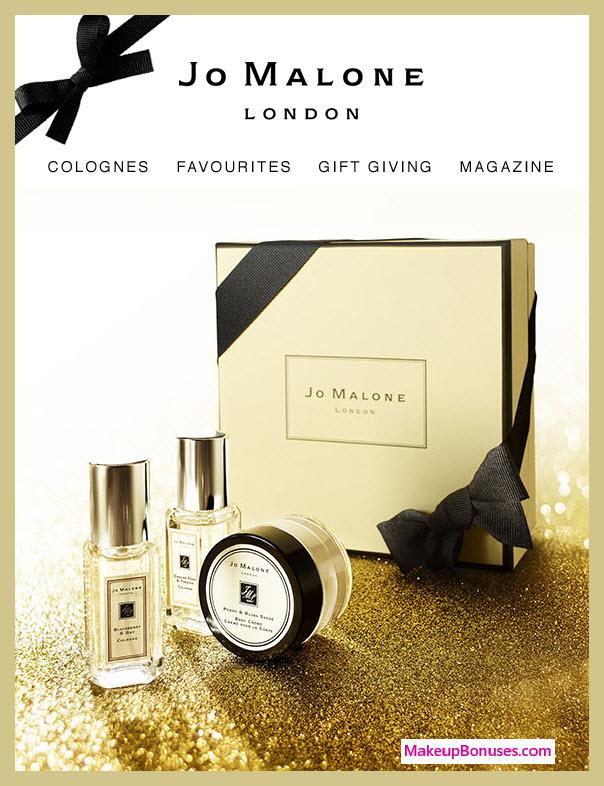 Receive a free 3-pc gift with $130 Jo Malone purchase #JoMaloneLondon