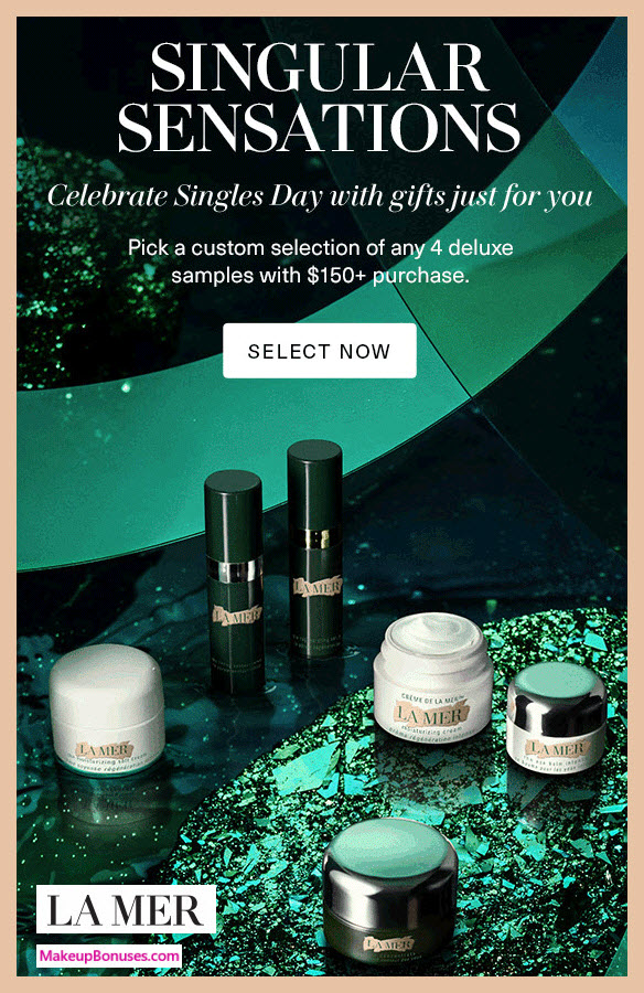 Receive your choice of 4-pc gift with $150 La Mer purchase #