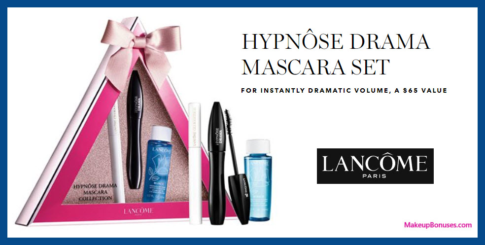 Hypnôse Drama Mascara Gift Set - MakeupBonuses.com #lancomeUS #lancomeUSA #bloomingdales