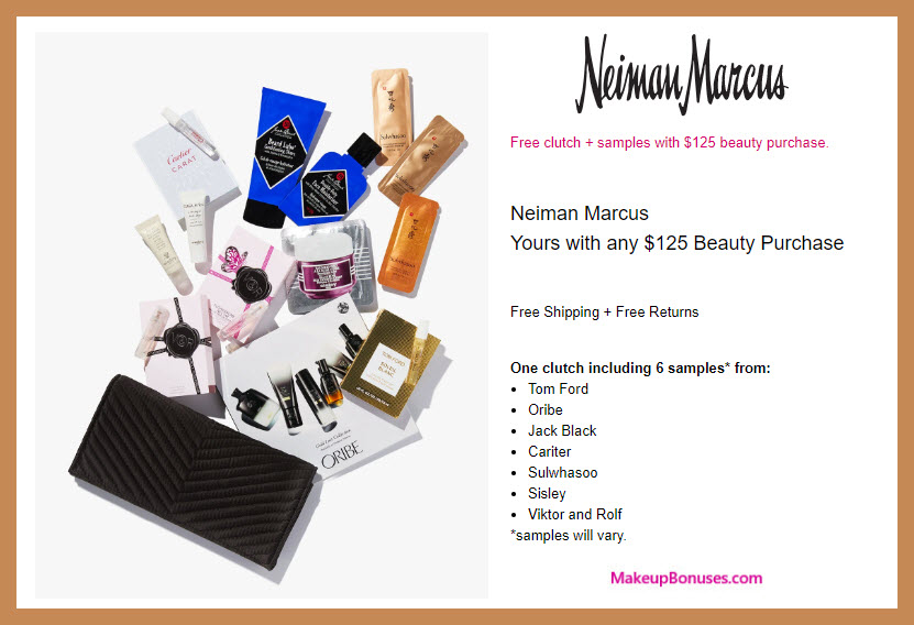 Neiman Marcus Yours with $125 select beauty purchase