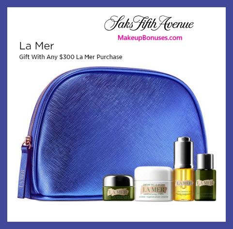 Receive a free 5-pc gift with $300 La Mer purchase #saks