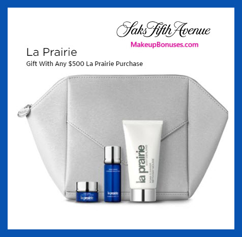 Receive a free 4-pc gift with $500 La Prairie purchase #saks