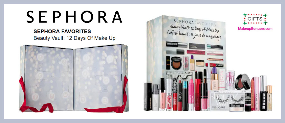 Beauty Vault: 12 Days Of Make Up - MakeupBonuses.com #sephora
