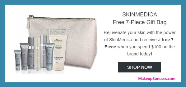 Receive a free 7-pc gift with $100 SkinMedica purchase #SkinStore