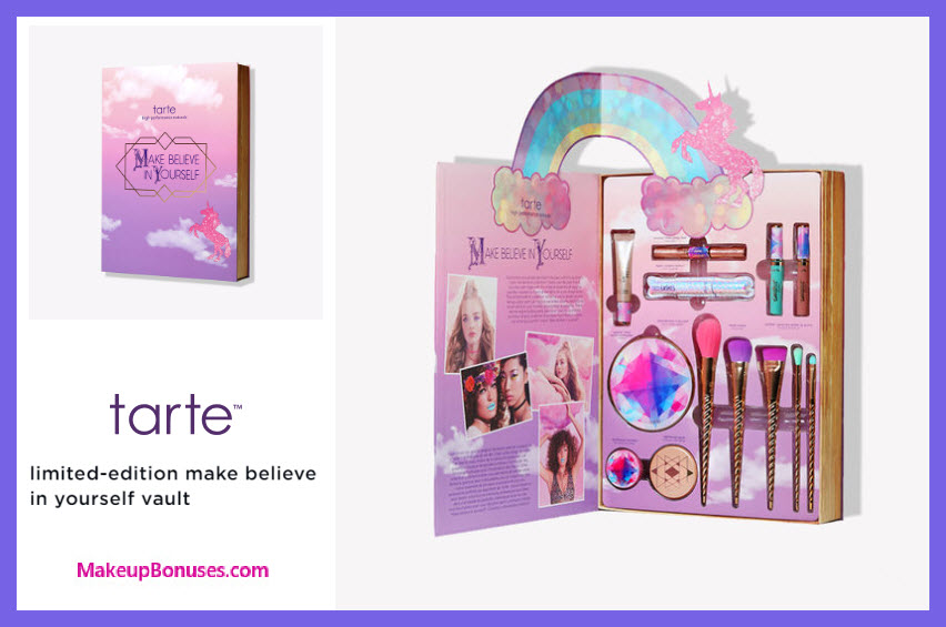 TARTE Make Believe in Yourself Vault - MakeupBonuses.com #tartecosmetics #sephora