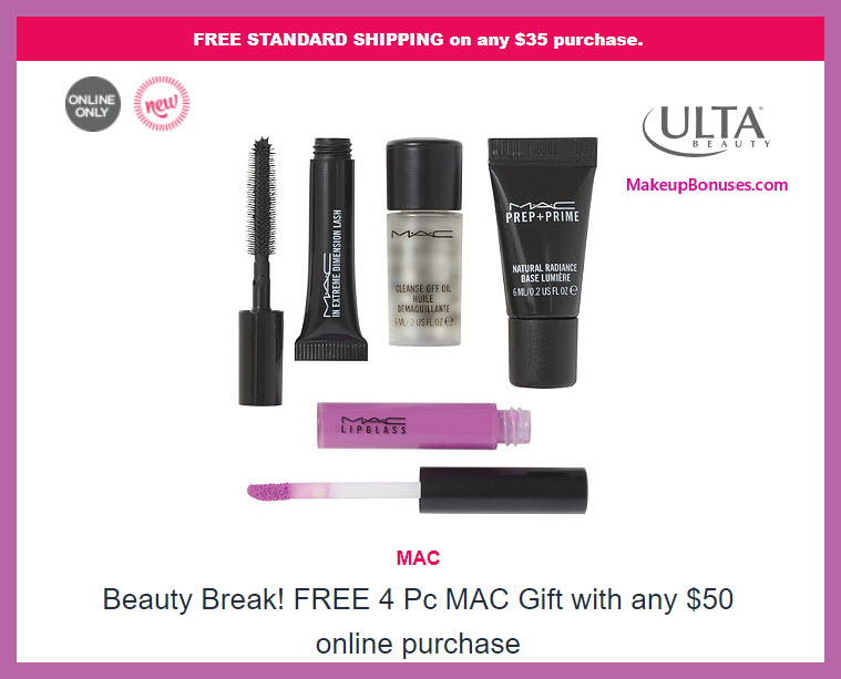 Receive a free 4-pc gift with $50 Multi-Brand purchase #ultabeauty