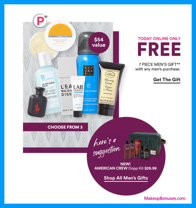 Receive your choice of 7-pc gift with Platinum Member Men's Purchase purchase #ultabeauty
