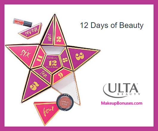 12 Days of Beauty - MakeupBonuses.com # #ultabeauty #UltaBeauty #