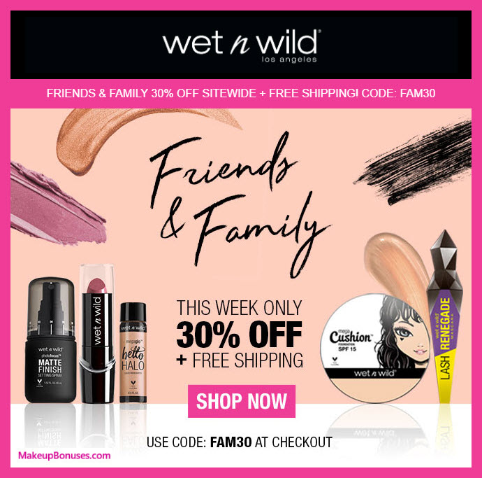 Wet N Wild Sale - MakeupBonuses.com
