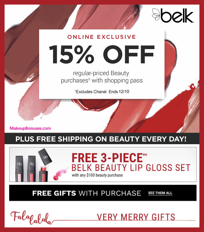 Belk Sale - MakeupBonuses.com