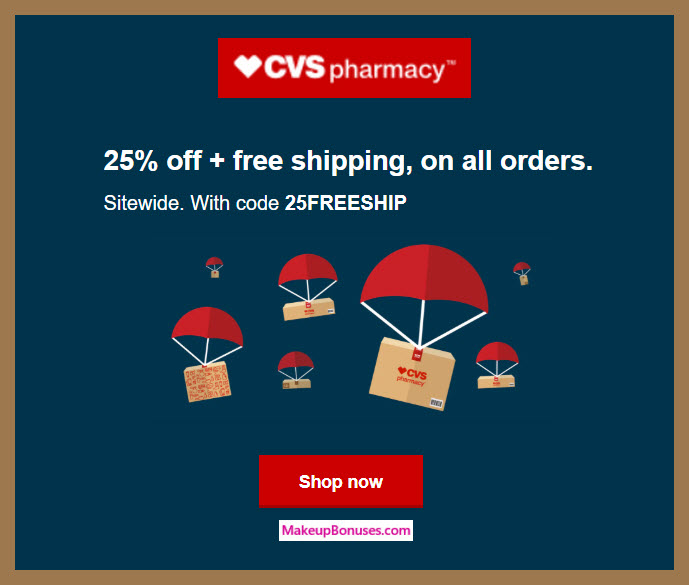 CVS pharmacy Sale - MakeupBonuses.com