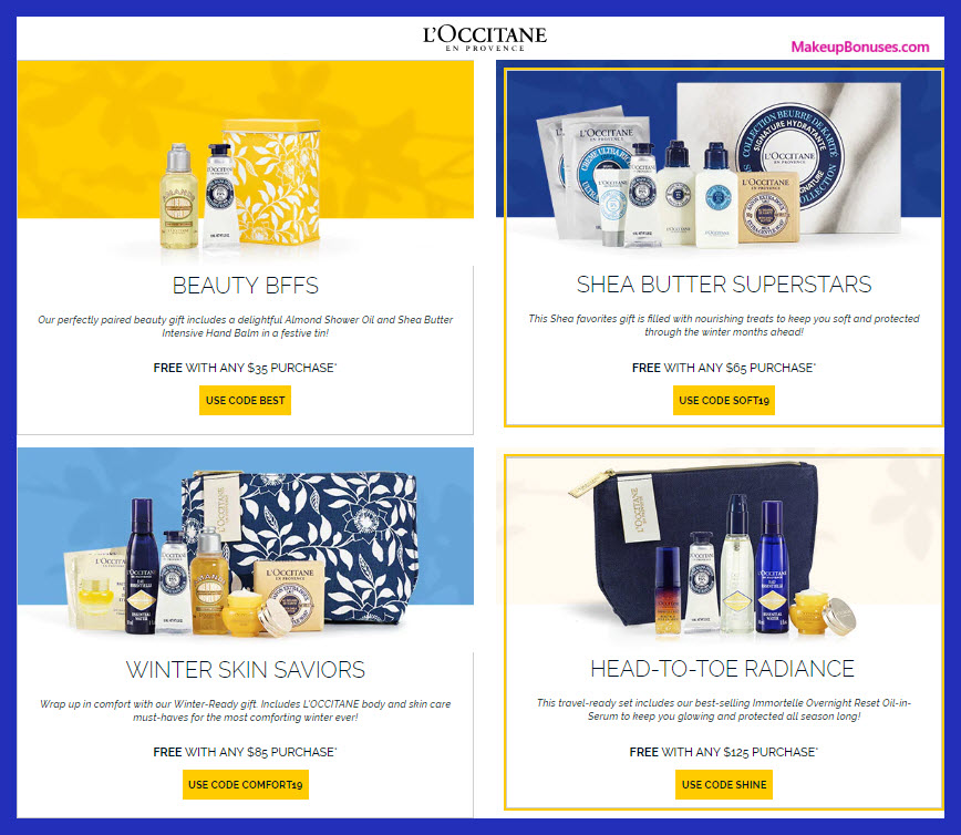 L'Occitane Sale - MakeupBonuses.com