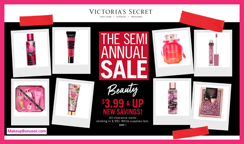 Victoria's Secret Sale - MakeupBonuses.com