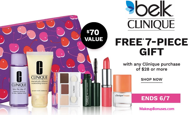 Receive A Free 7 Piece Bonus Gift With Your Purchase