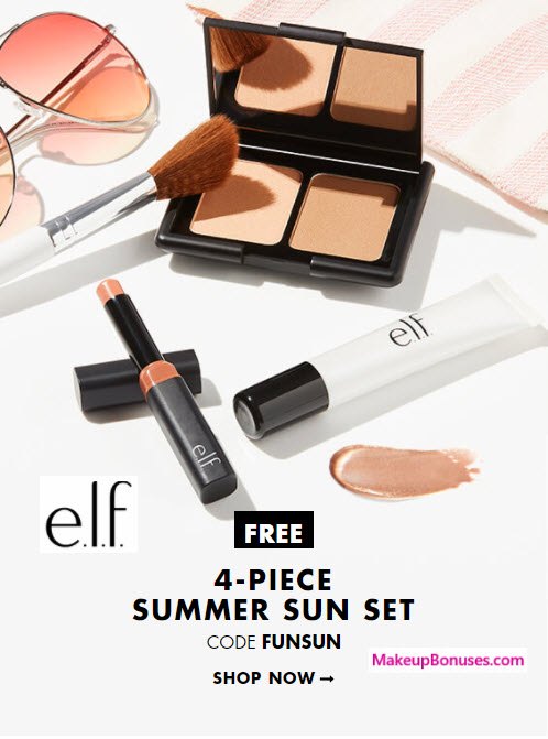 ELF Cosmetics 4-piece Gift with Purchase - Makeup Bonuses