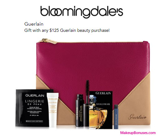 Receive A Free 5 Pc Gift With Your 125 Guerlain Purchase