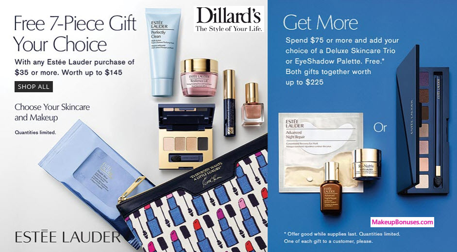 Receive Your Choice Of 7 Pc Gift With 35 Estée Lauder Purchase