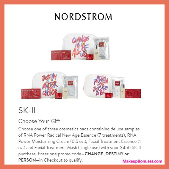 Receive A Free 11 Pc Gift With 450 Sk Ii Purchase