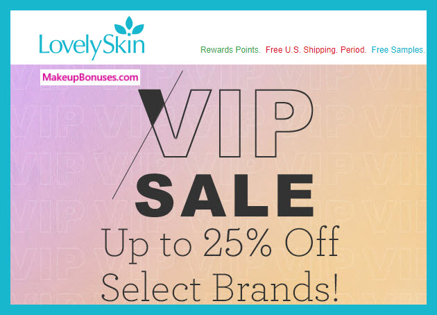 Lovely Skin Discounts on 18 Beauty Brands! - Makeup Bonuses