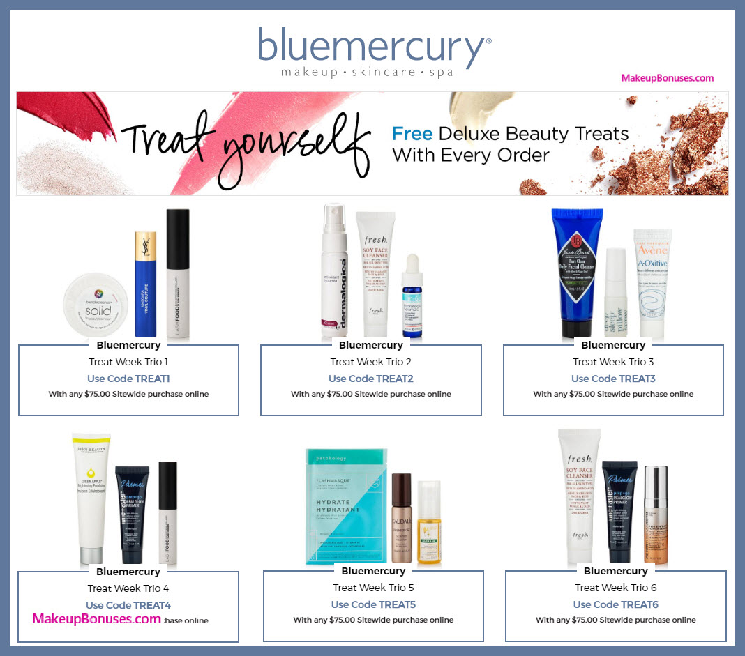 bluemercury Free Bonus Gifts - Makeup Bonuses
