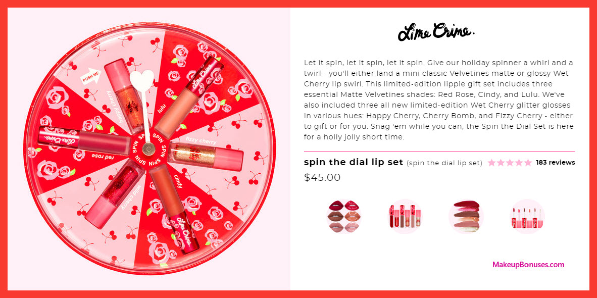 Lime Crime Spin the Dial Kit